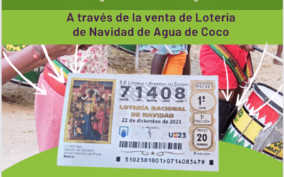 Ya puedes adquirir tus participaciones de lotería de Navidad de Agua de Coco