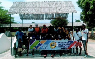 Animación de actividades de Tchoukball en la ONG Bel Avenir