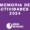 ¡Ya tenemos disponible la memoria de actividades de 2024!