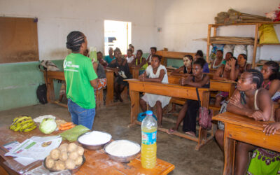 Ejea de los Caballeros apoya a las madres jóvenes de Tulear